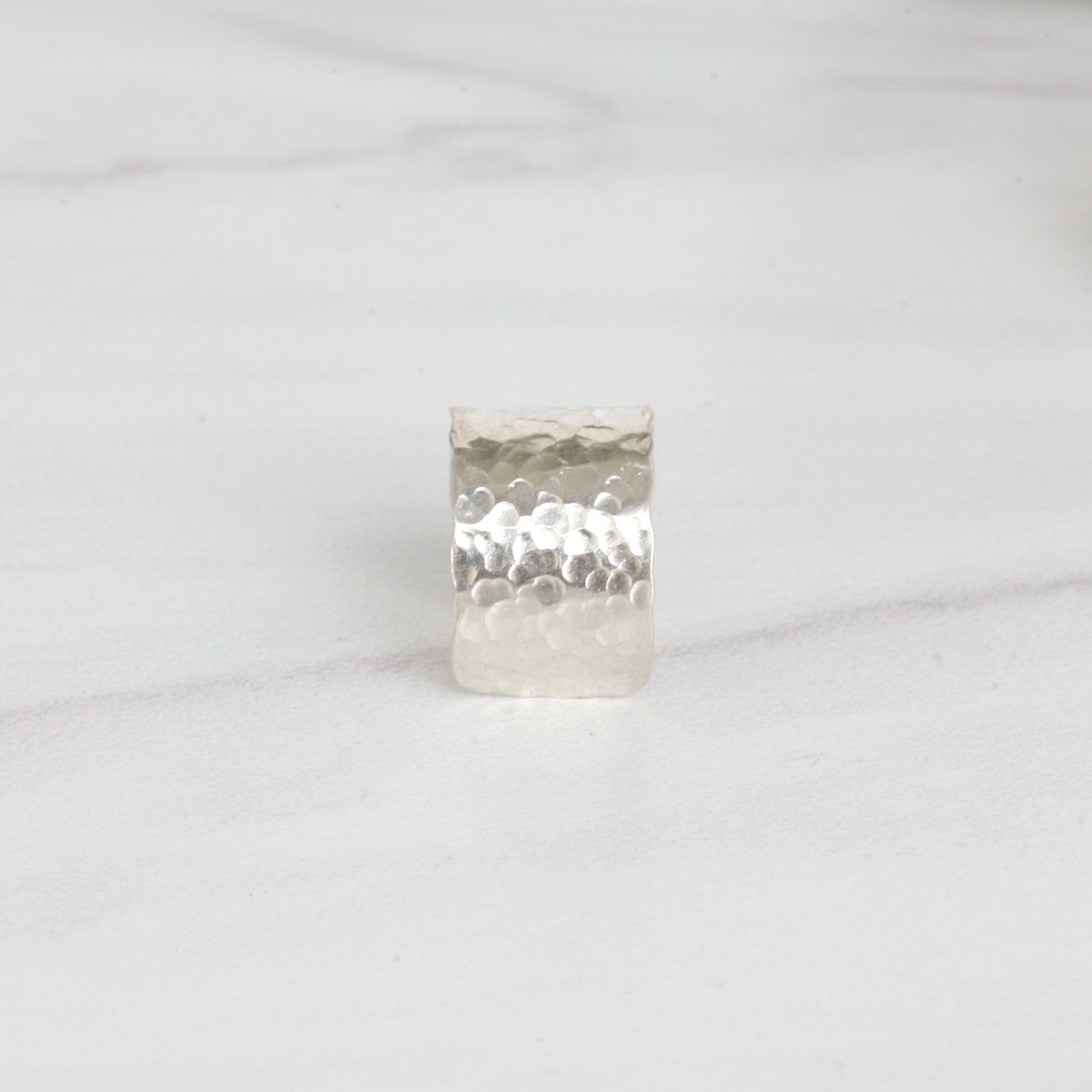Textured Silver Ear Cuffs