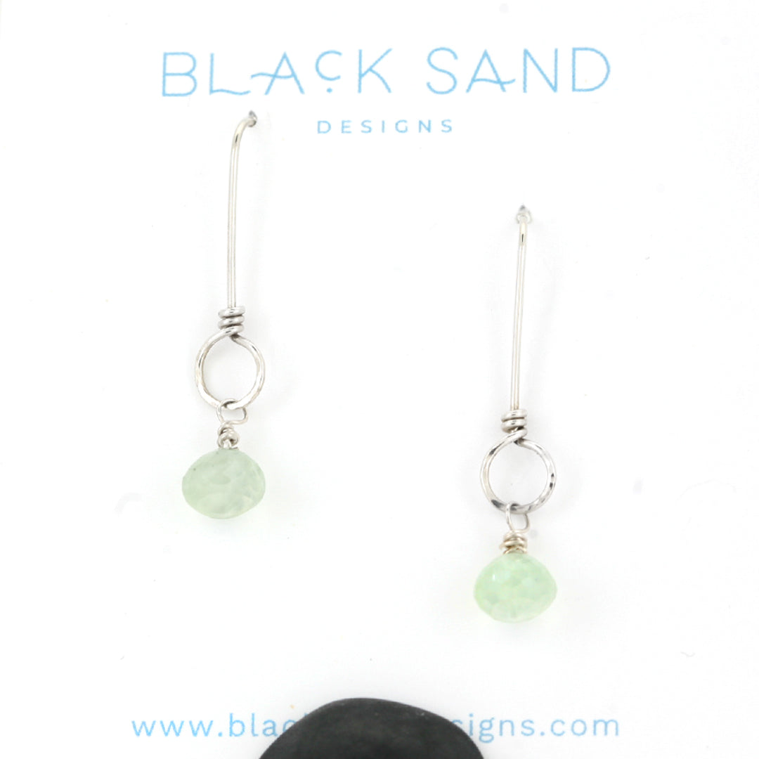 Peridot Drops Dangle Earrings - SERENITY