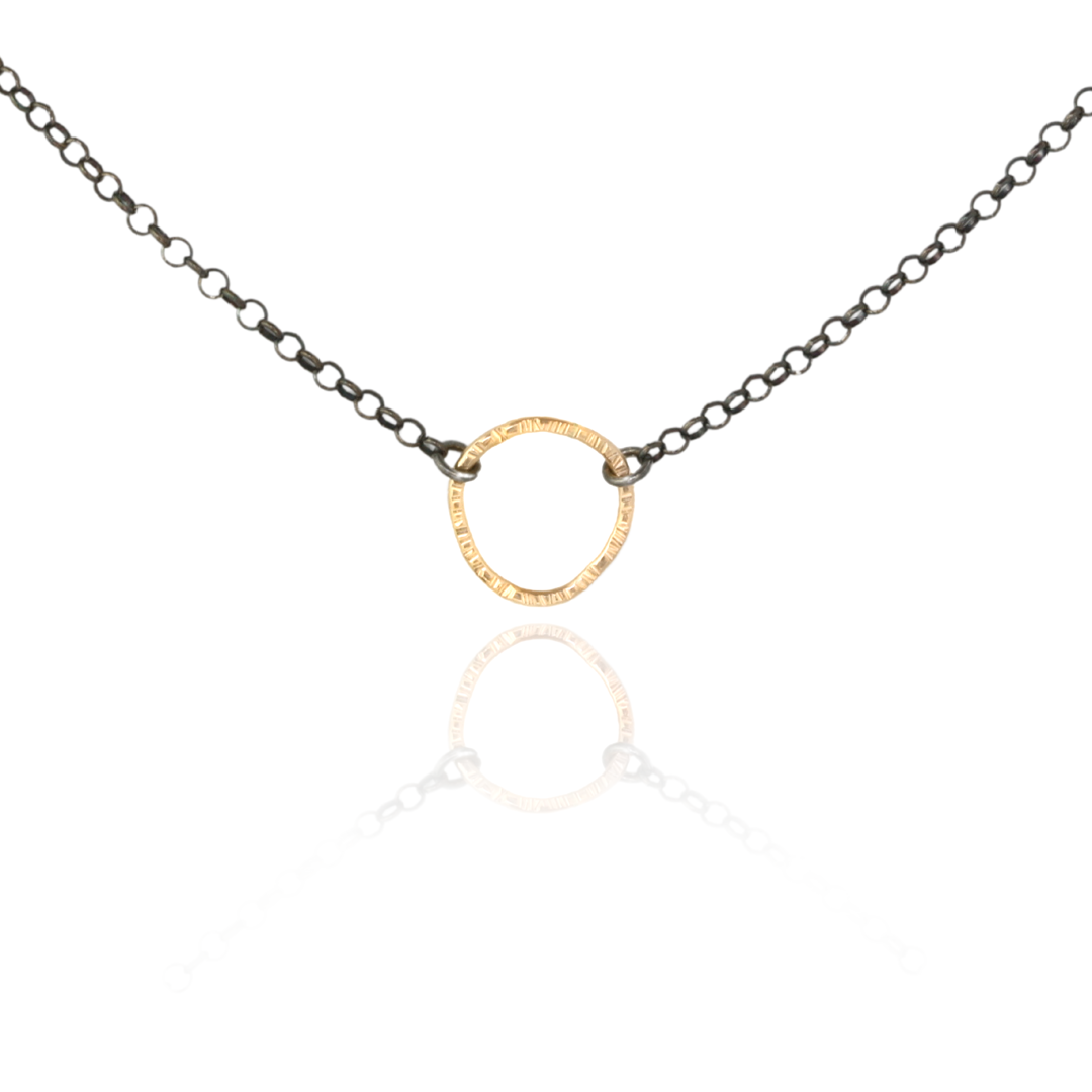 Organic Circle Necklace - Wobbly Choker
