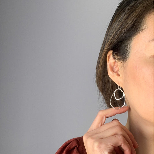 Double Wobbly Earrings - 14k Gold Filled