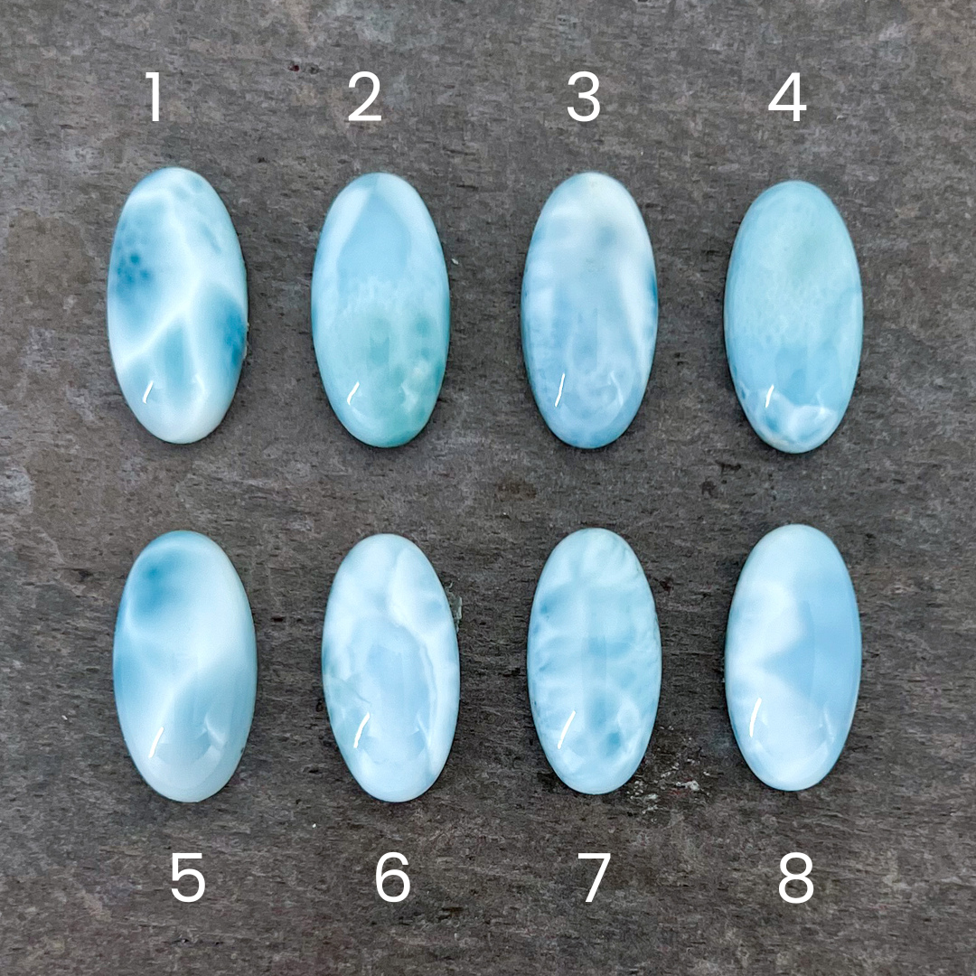 Silver Larimar Cocktail Ring
