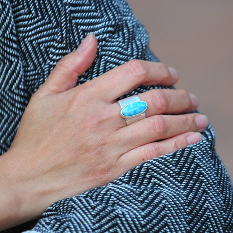 Larimar-cocktail-ring